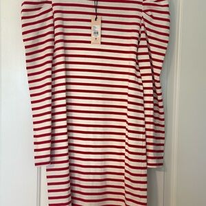 Rebecca Minkoff Red and Cream Striped Dress